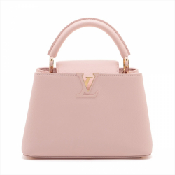 Louis Vuitton Capucines Taurillon Leather Bag No Strap Pink