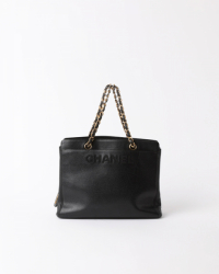 Chanel CC Caviar Chain Tote