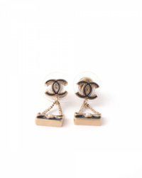 Chanel CC Bag Charm Earrings