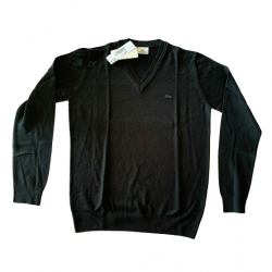 Lacoste V-neck sweater, 100% wool