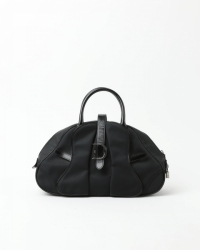 Christian Dior Nylon Large Saddle Bag