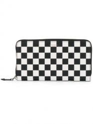 Givenchy AB Givenchy Black with White Leather Pandora Checkered Long Wallet ITALY