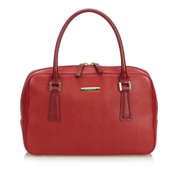 Burberry B Burberry Red Leather Handbag UNITED KINGDOM