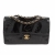 Chanel Timeless Single Flap Bag Medium Patent Black
