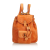 Gucci B Gucci Orange Suede Leather Bamboo Drawstring Backpack Italy