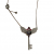 Swarovski Long Necklace with Key Pendant 