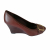 Geox Brown Geox heels with gold buckle