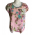 Marc Cain Silk blouse with pink flowers