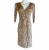 Karen Millen Silk Jersey Wrap Leopard Print Dress