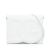 Dolce & Gabbana AB Dolce&Gabbana White Calf Leather DG Logo Flap Crossbody Bag Italy