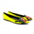 Louis Vuitton x Stephen Sprouse ballerinas in yellow patent leather with flower toe