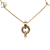 Christian Dior Dior Gold Gold Plated Metal Faux Pearl Pendant Necklace Italy