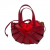 Bottega Veneta Red Bottega Veneta Shells Leather Shoulder Bag