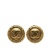 Chanel B Chanel Gold Gold Plated Metal CC Clip On Earrings France