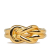 Hermès AB Hermès Gold Gold Plated Metal Regate Scarf Ring France