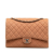 Chanel B Chanel Brown Beige Caviar Leather Leather Maxi Classic Caviar Double Flap Italy