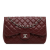 Chanel AB Chanel Red Burgundy Caviar Leather Leather Jumbo Classic Caviar Double Flap Italy