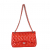 Chanel Red Jumbo Leather Chanel Flap Bag