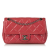 Chanel B Chanel Red Patent Leather Leather Small Coco Shine Flap Bag France