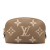 Louis Vuitton AB Louis Vuitton Brown Monogram Empreinte Leather Giant Bicolor Cosmetic Pouch France