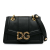 Dolce & Gabbana B Dolce & Gabbana Black Calf Leather DG Amore Crossbody Bag Italy