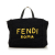 Fendi B Fendi Black Wool Fabric Satchel Italy