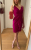 Diane von Furstenberg Kleid fuschia Seide