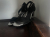Miss Sixty Leather Suede Metal Heel Sandals