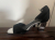 Miss Sixty Leather Suede Metal Heel Sandals