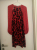 CHEAP & CHIC Moschino Leopard / lady bug silk dress