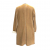Velvet by Graham and Spencer Velvet coat in camel-colour polyester with sequin embroidery