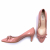 Prada pumps in dusty pink patent leather with bow toe detail