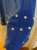 Michael Kors Robe bleu cobalt or cuivre