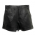 FRAME shorts in black leather