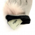 Fendi gloves in grey kid leather with pink fur