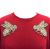 Gucci pullover aus roter Wolle mit Bienenbroschen