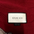Gucci jumper in red wool with bee brooches