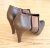 Max Mara New Brown leather ankle boots 37,5