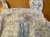 Sergent major Green and white floral dress and bloomer set