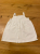 Petit Bateau Baby white dress and tropical leggings set