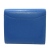 Hermès B Hermès Blue Calf Leather Constance Compact Wallet France