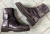 Maison Martin Margiela Unisex anthracite-taupe leather boots 36