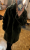 Eric Bompard Kale-colored wool fur coat