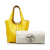 Hermès AB Hermès Yellow Calf Leather Taurillon Clemence Picotin Lock 18 France