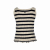 Christian Dior tank top in white and navy stripes