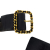 Chanel Vintage Chain Belt Black Leather