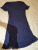 Serafini Blaues Kleid mit Punkten für die Schwangerschaft Marke Seraphine