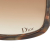 Christian Dior AB Dior Brown Resin Plastic Square Tinted Sunglasses Italy