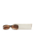 Christian Dior AB Dior Brown Resin Plastic Square Tinted Sunglasses Italy