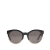 Christian Dior AB Dior Black Resin Plastic Round Tinted Sunglasses Italy